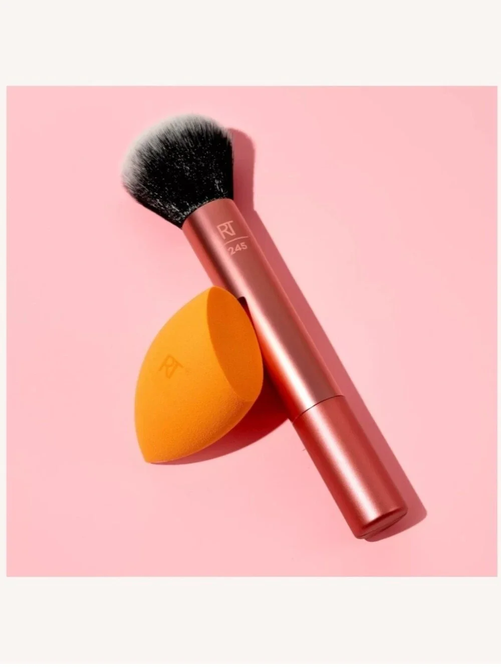Real Technique Everything Blending Makeup Brush + Sponge Duo NWT Sealed